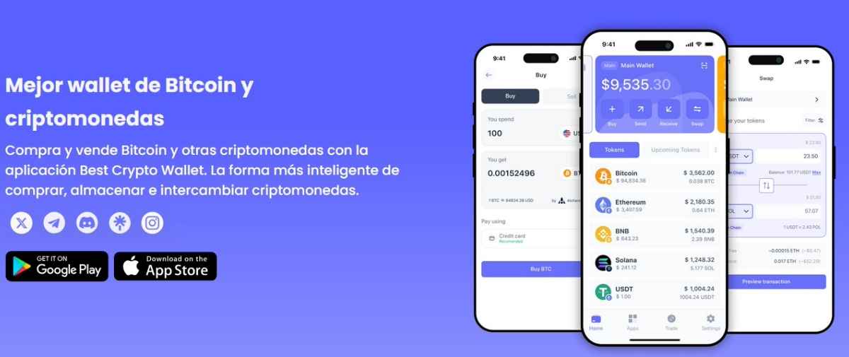 Utiliza Best Wallet para comprar las mejores memecoins de Solana