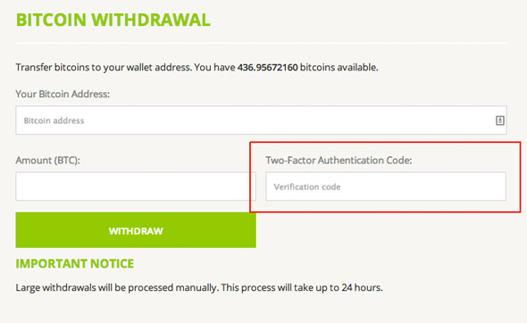 bitstamp two factor authentication information