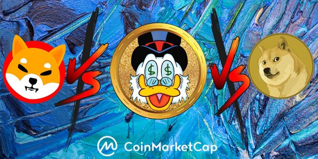 Shib, QUACK, Doge. Which one has the most watchlists on CoinMarketCap?