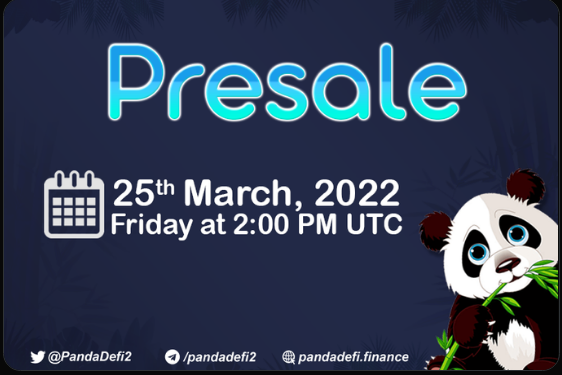 The Panda DeFi Blockchain Pre-Sale Kicks Off March 25, Bamboo Tokens Up For Grabs