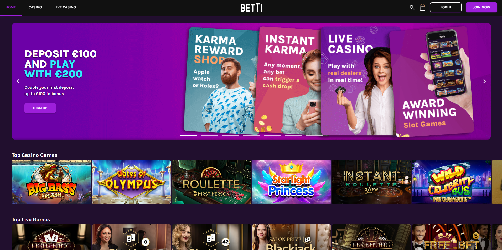 betti 1 casino