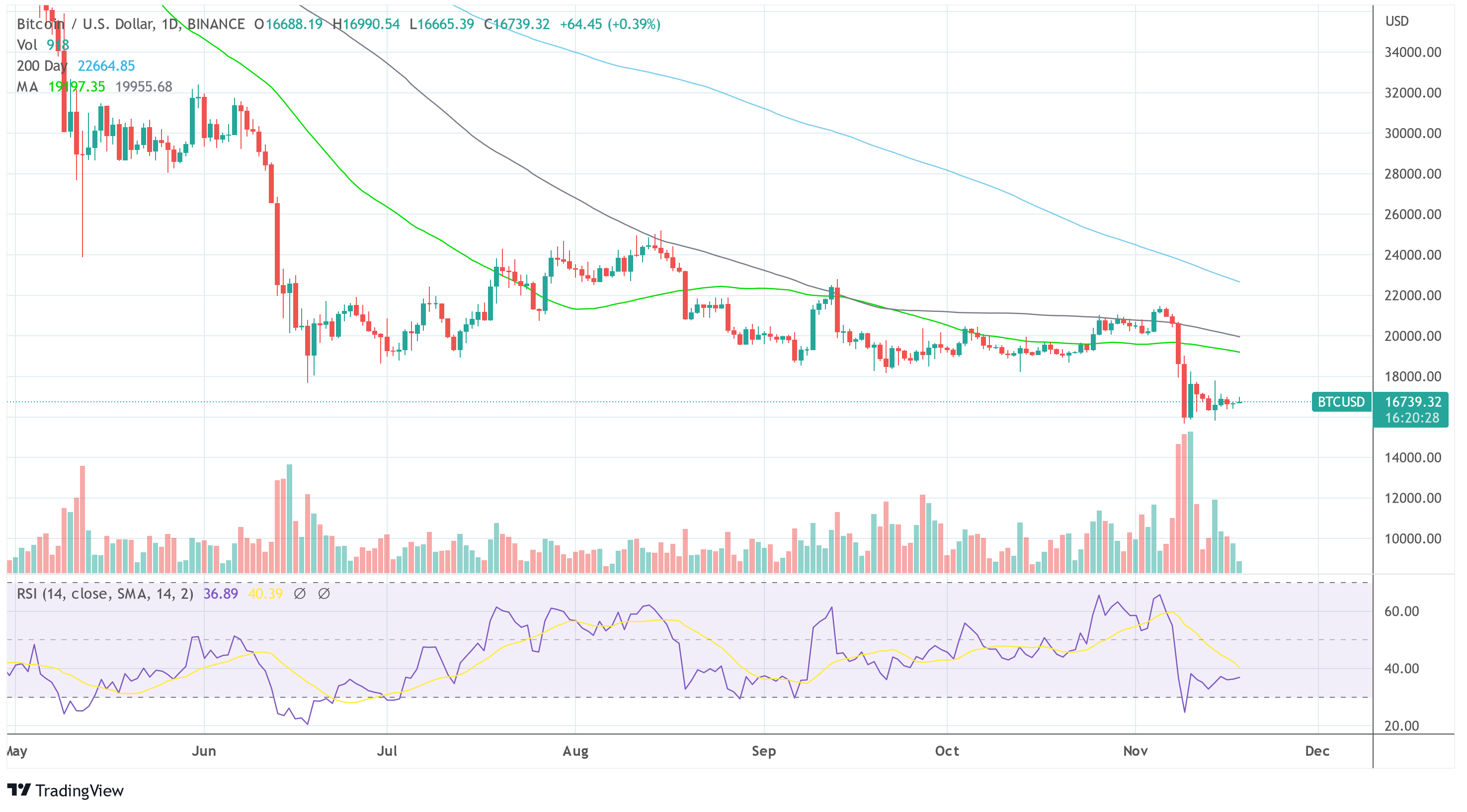 Bitcoin USD 