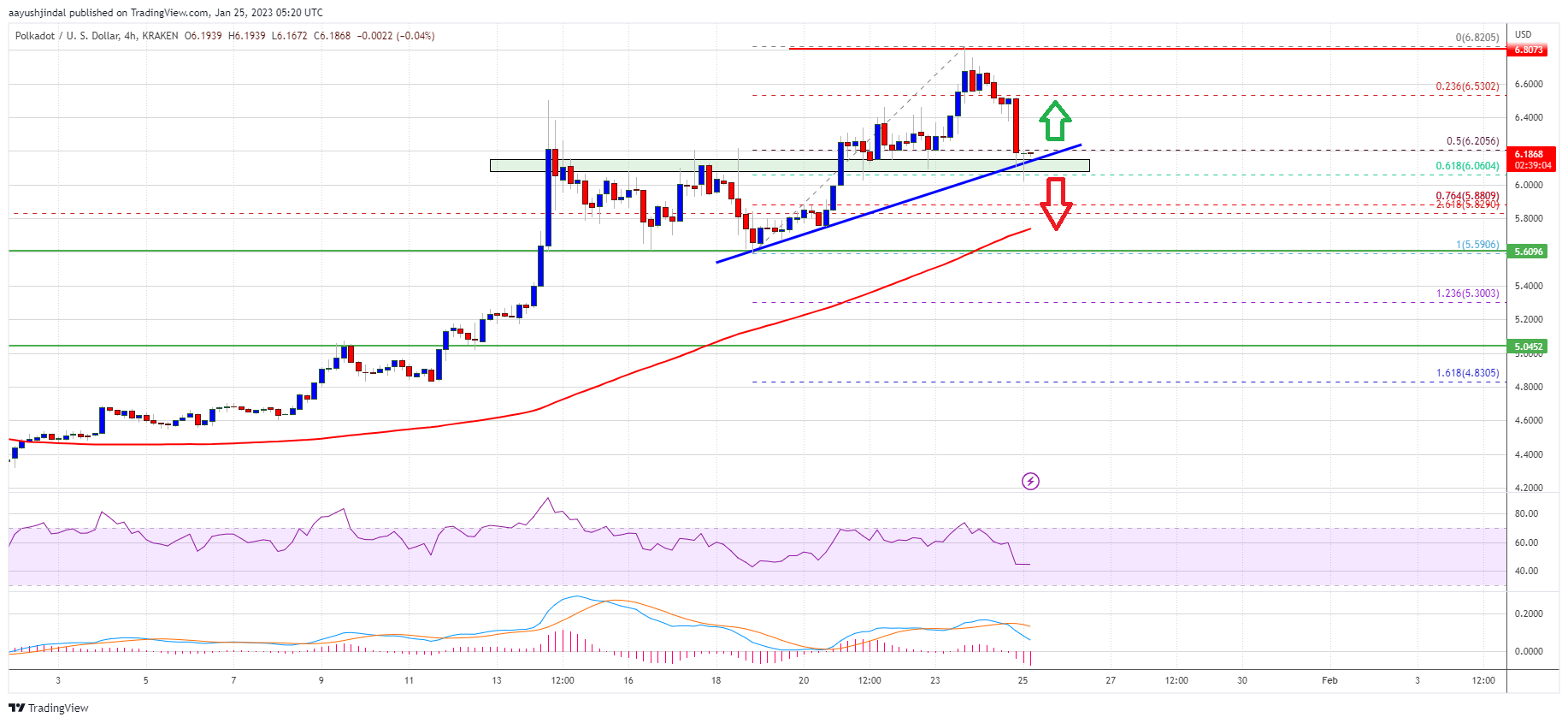 CRYPTOCURRENCY: DOT Price (Polkadot) Indicators Suggest Strong Case For Fresh Rally