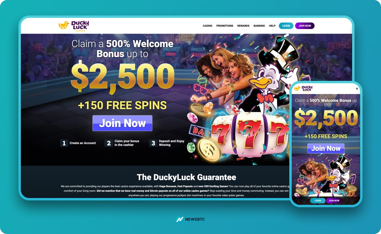 Duckyluck new Online Casino Site