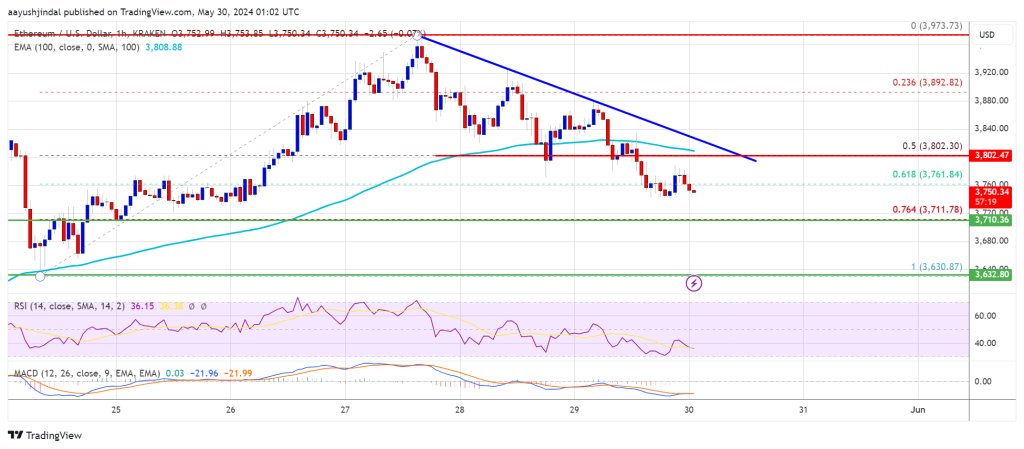 Ethereum cae aún más: ¿Se detendrá la caída o ETH está en una montaña rusa?