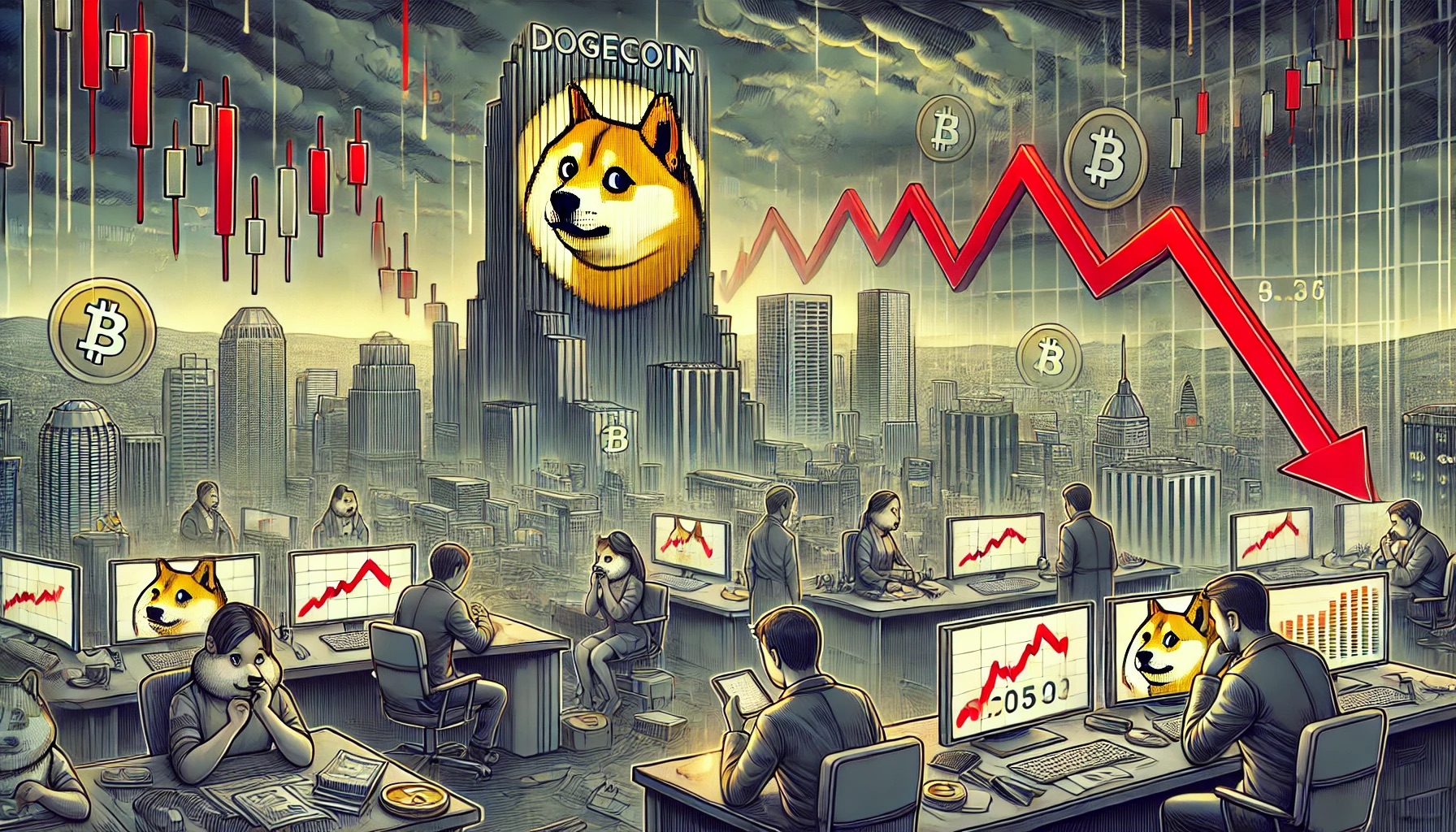 Dogecoin Weighted Sentiment Drops To 2024 Lows, What Does This Mean For Price?