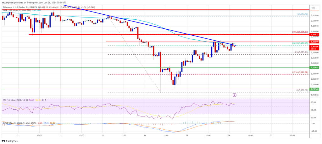 Preço do Ethereum enfrenta obstáculo de recuperação: examinando os obstáculos à frente