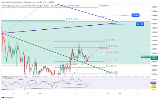 Aparece un martillo invertido en el gráfico de precios de XRP, el analista criptográfico elige el primer objetivo de $ 0,75