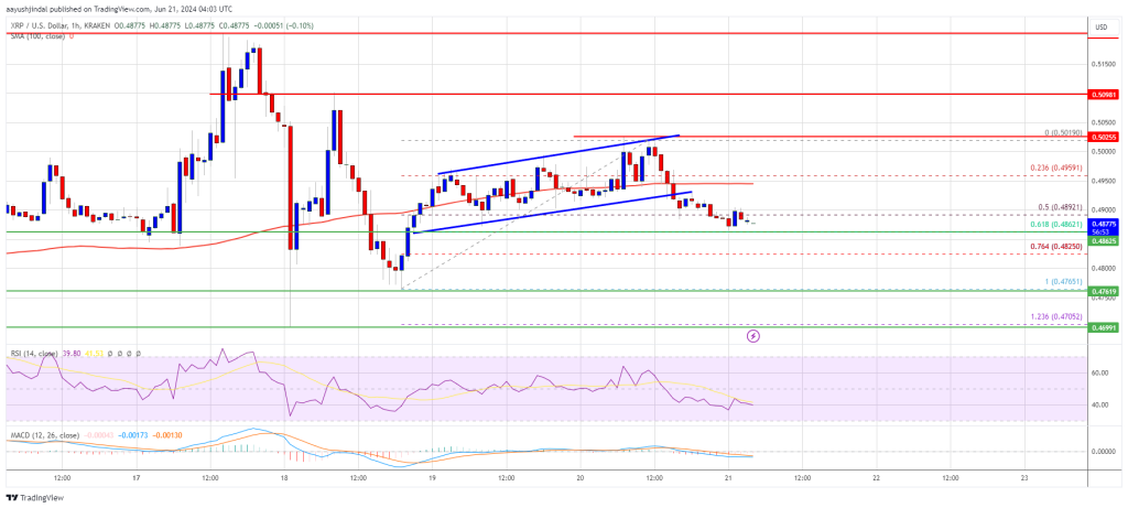 Цена XRP под угрозой: потери, вероятно, возрастут на фоне слабости рынка