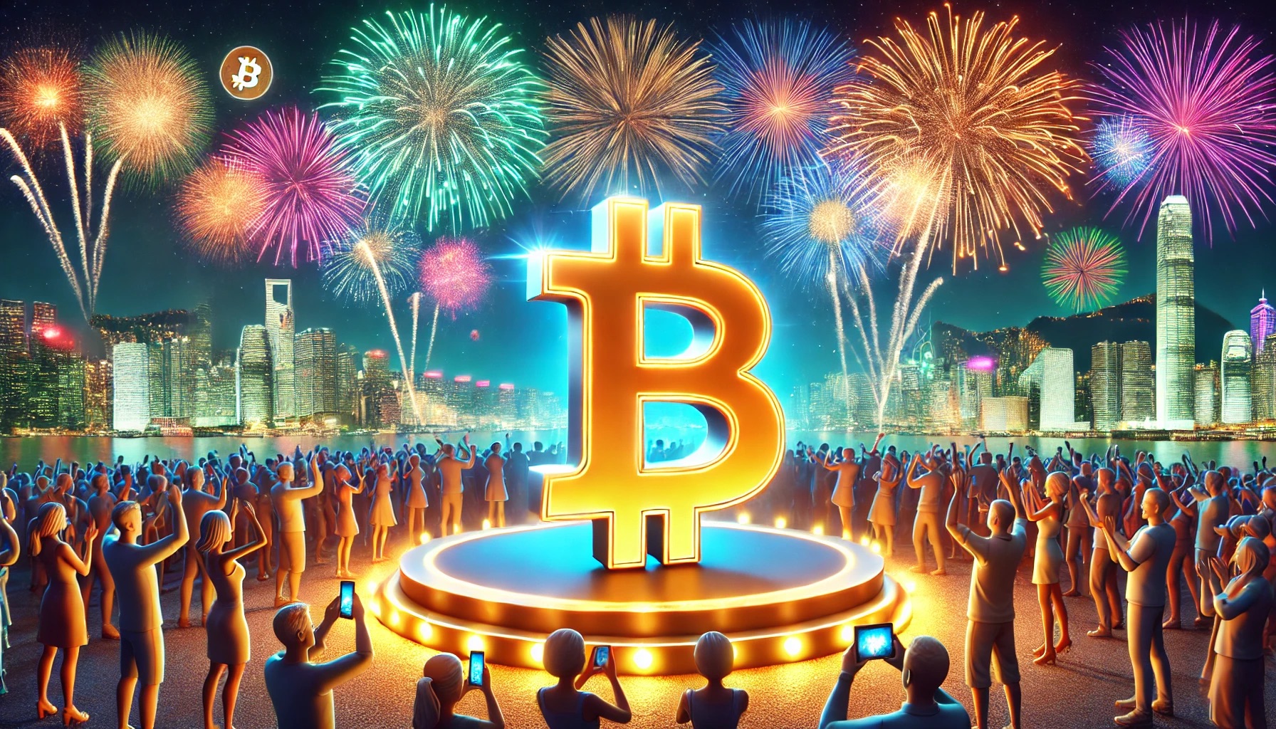 Bitcoin fireworks