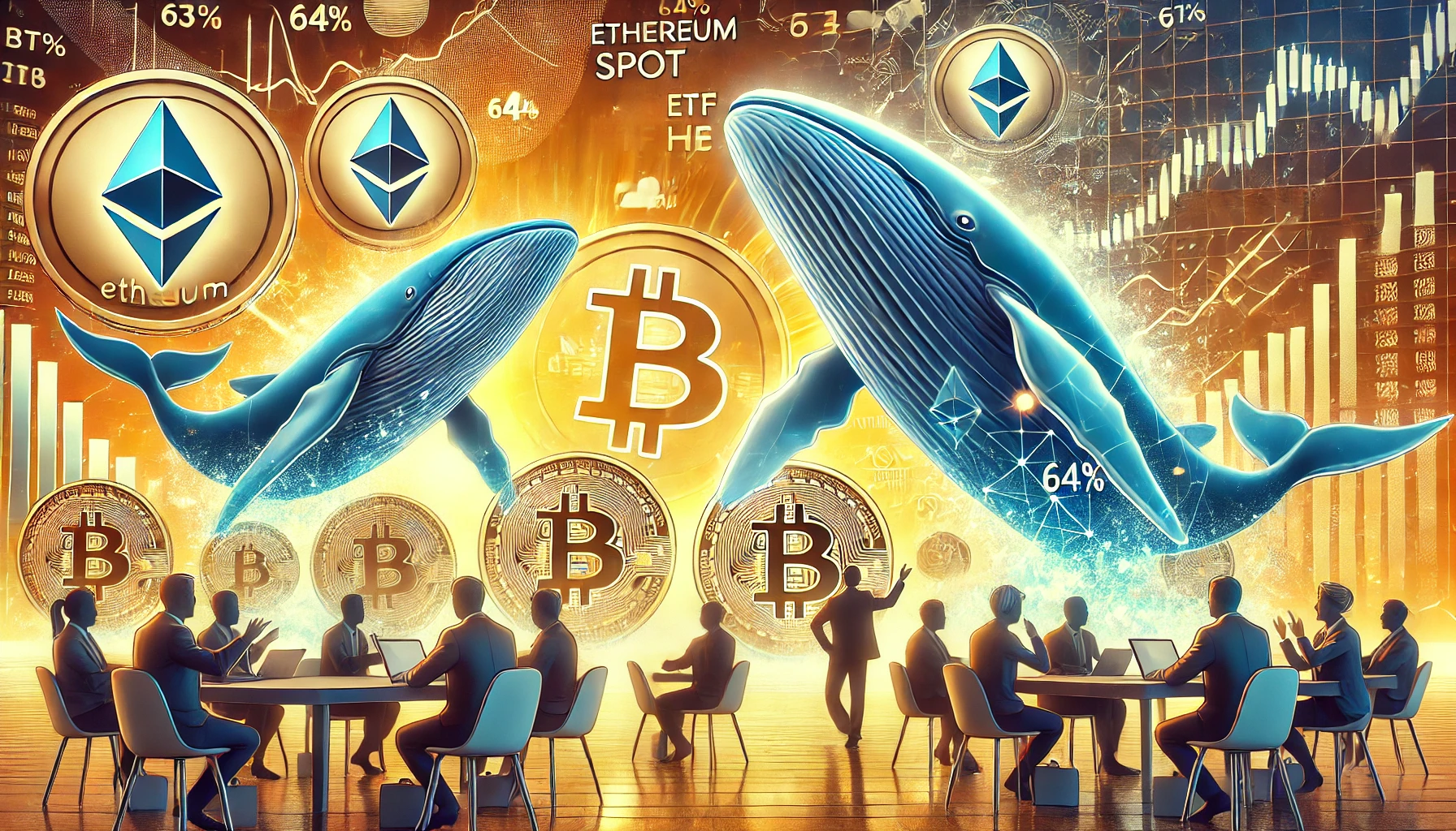 Ethereum Spot ETF Hype: ETH Whale Activity 64% More Than BTC