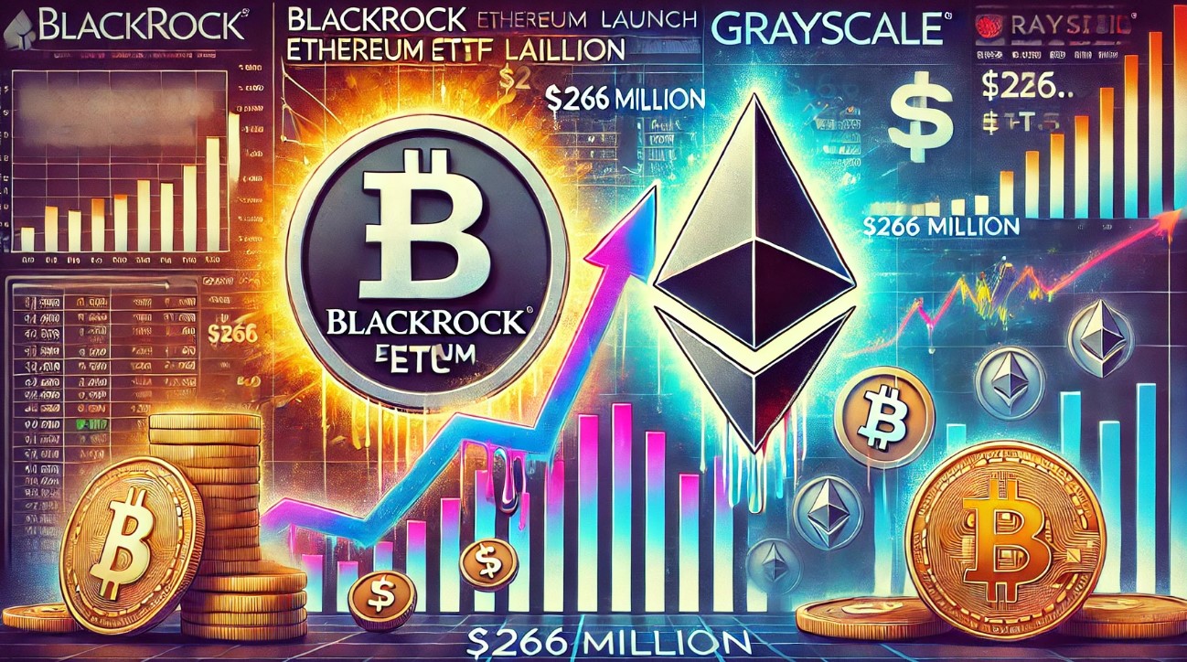 Ethereum ETFs Debut: BlackRock Reigns With $260M Inflows, Grayscale Bleeds