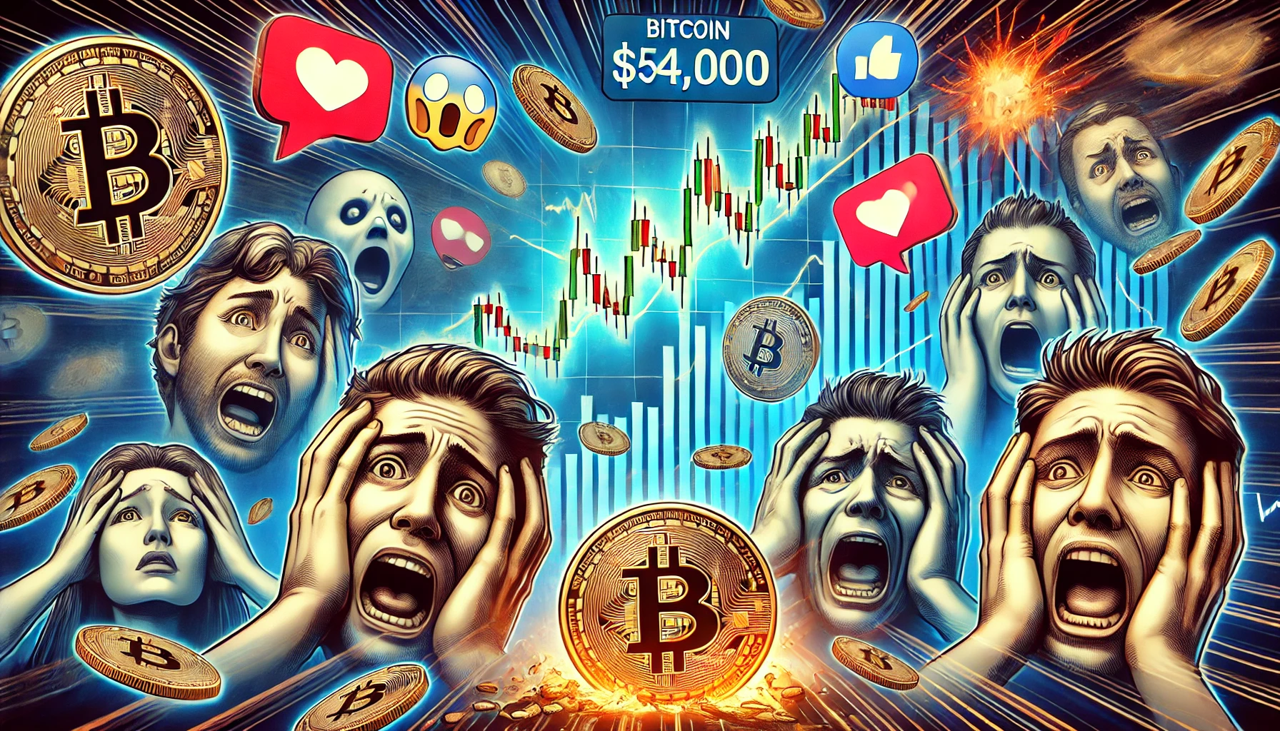 Social Media Screams “Sell” As Bitcoin Crashes To $54,000: Buy Signal?