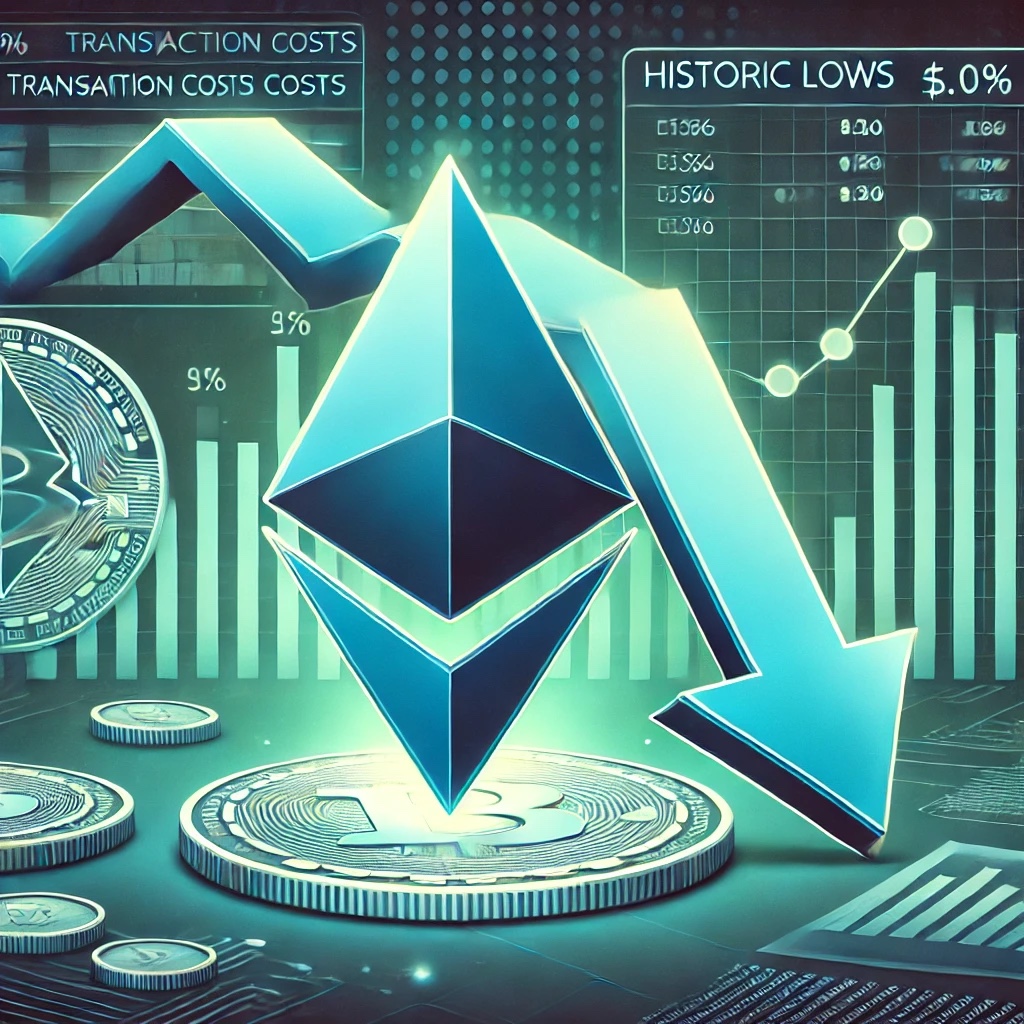 Ethereum Transaction Costs Hit Historic Lows: What Does This Mean For ETH?