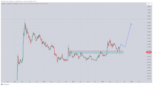 Dogecoin Bounces Off Key Support Following Crash Below $0.1