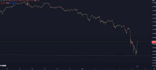 Dogecoin Bounces Off Key Support Following Crash Below $0.1