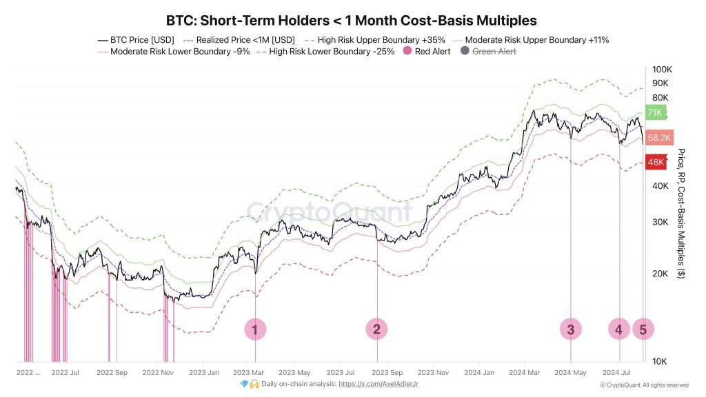 Active BTC investors have support at $48,000 | Source: @AxelAdlerJr via X