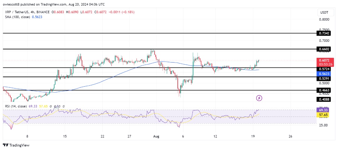 XRP steigt um 6 %: Kann es die 0,66-Dollar-Marke überwinden und weiter steigen?