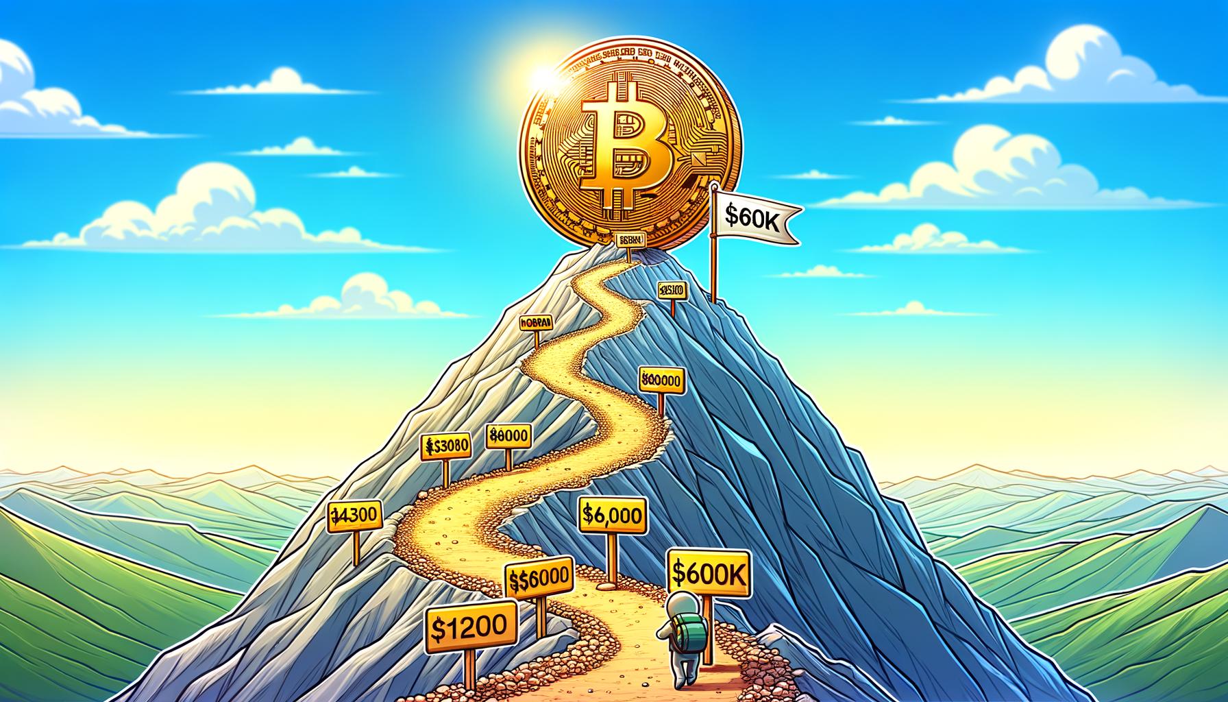 Bitcoin Price Rises Steadily: Will It Reach $60K Next?