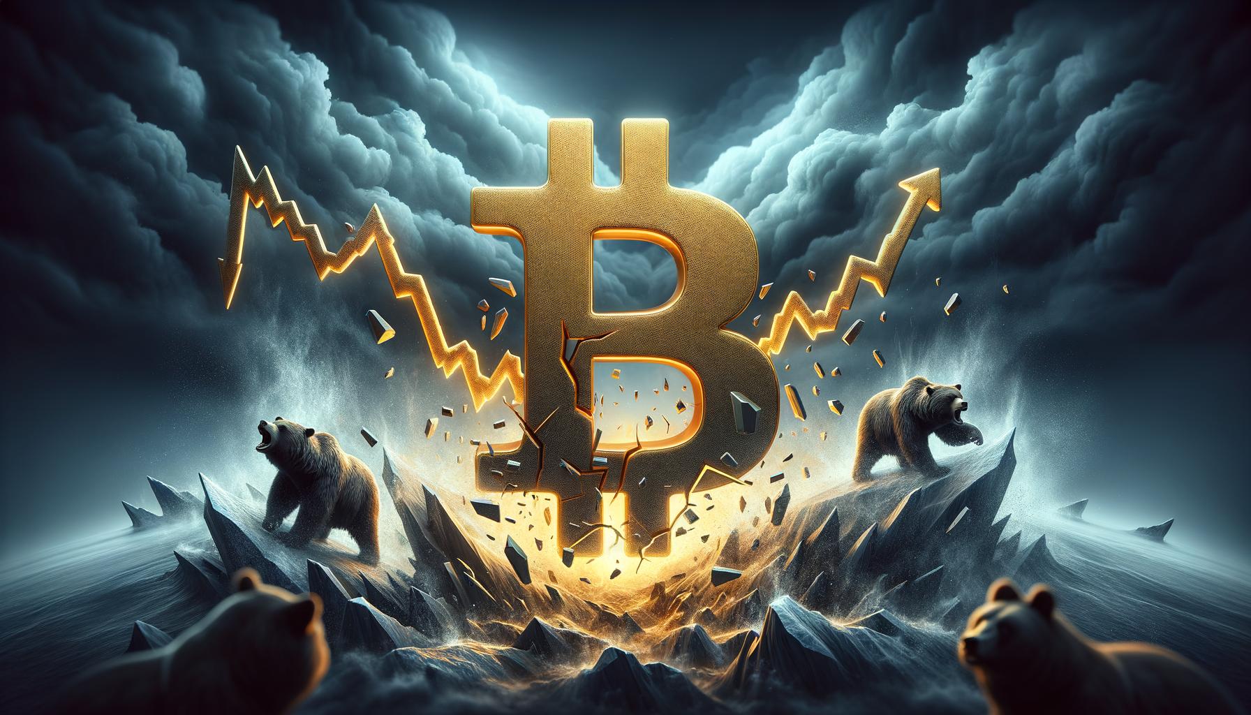 El precio de Bitcoin muestra una ruptura bajista: ¿los bajistas tomarán el control?