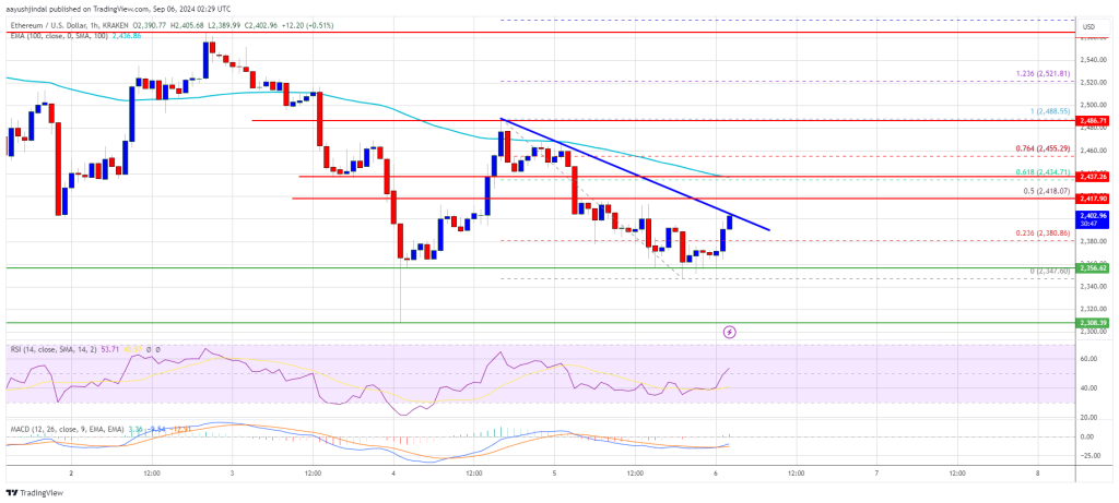 Ethereum Price Poised for Steady Recovery: Can It Build Momentum?