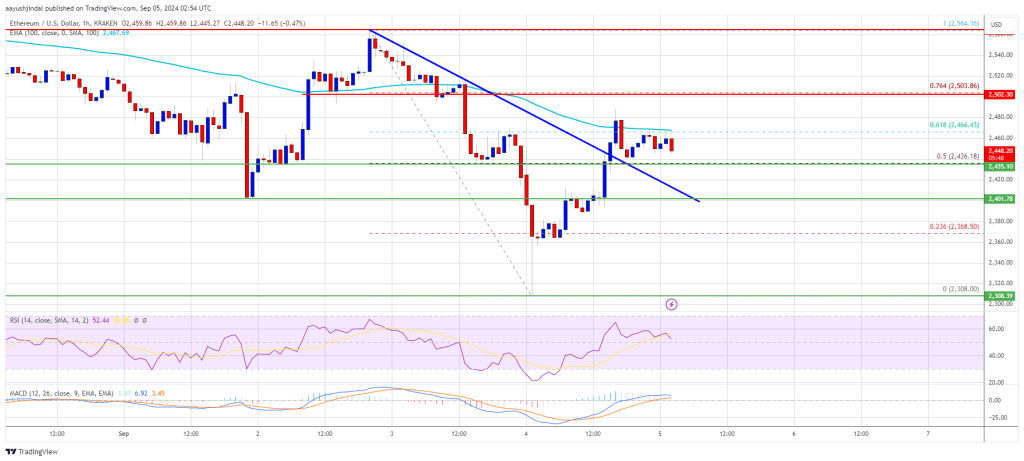 Las ganancias del precio de Ethereum están en peligro: ¿Continuará la caída?