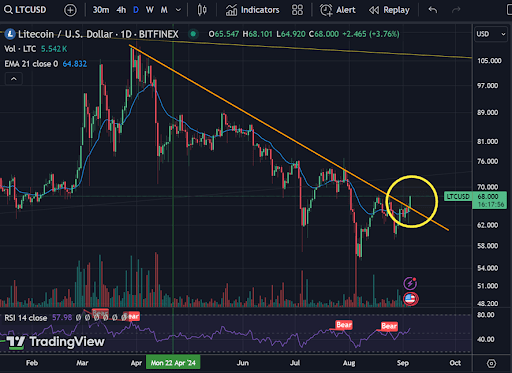 Litecoin parece a punto de explotar mientras Grayscale compra 10,000 LTC