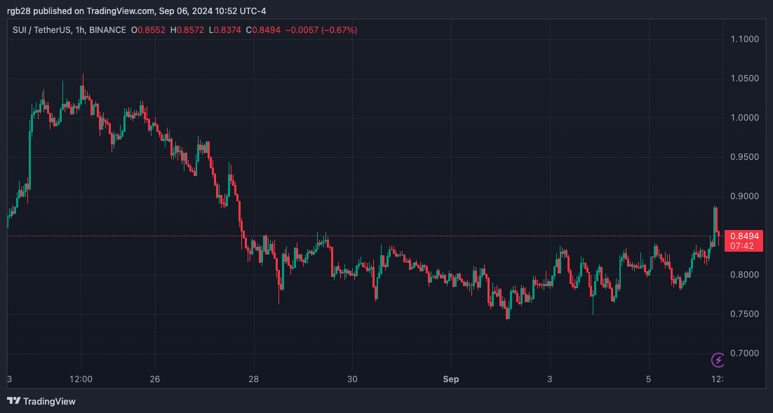 SUI aumenta un 8% en medio del retroceso del mercado, ¿será la alegría de corta duración?