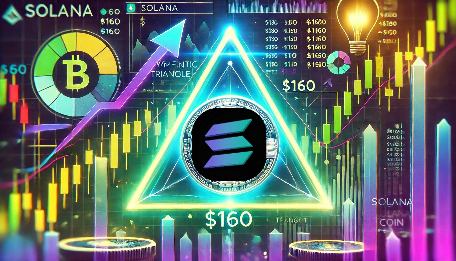 Solana (SOL) Consolidates in Symmetrical Triangle  Analyst Reveals $160 Target On Breakout