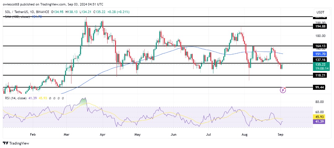Retroceso de Solana a $ 137: ¿Se abrirán paso los alcistas o dominarán los bajistas?