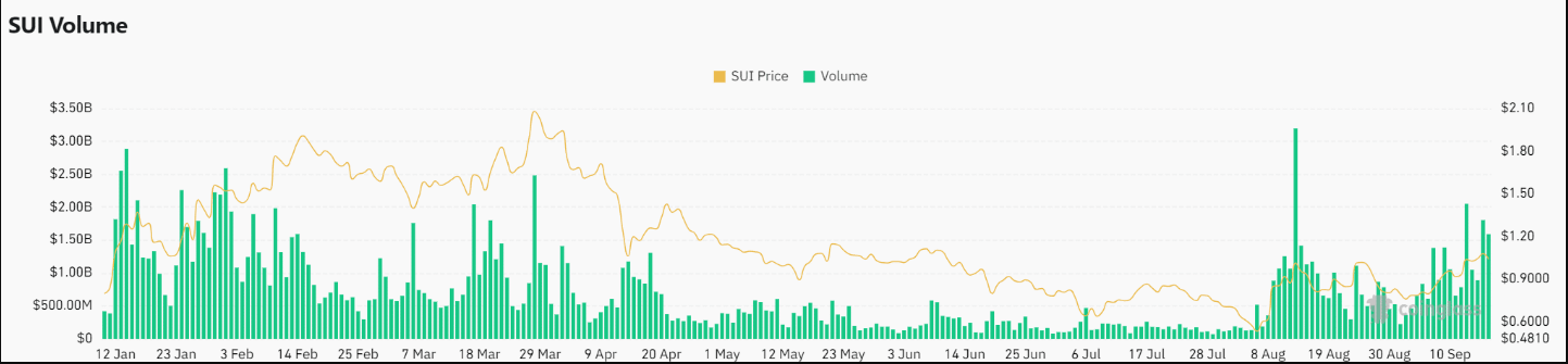 SUIは強気のブレイクアウトの中で36%上昇 – 次のターゲットは1.50ドルか?