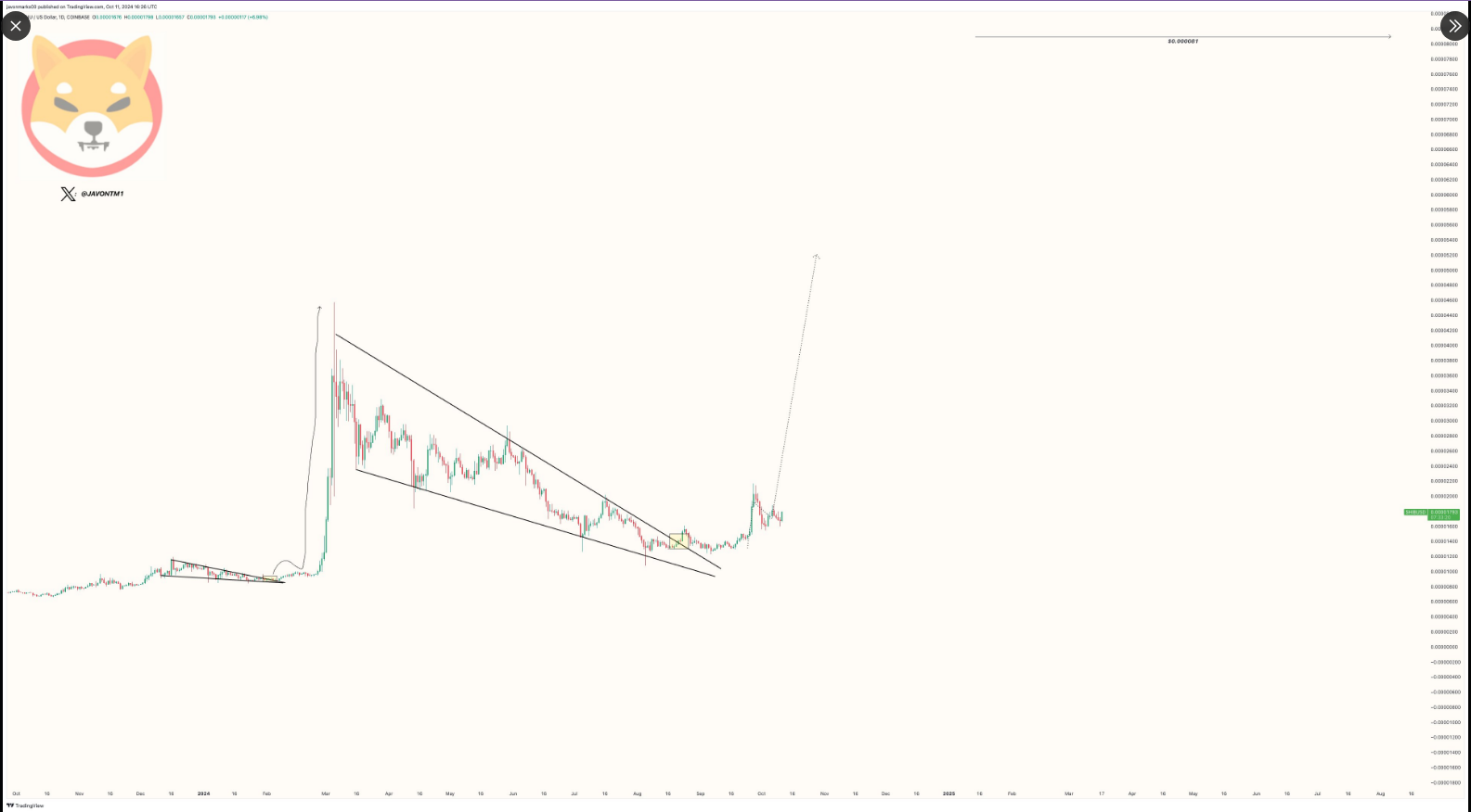 Сиба-ину может вырасти на 340%, повторив пик Bull Run в 2021 году — аналитик