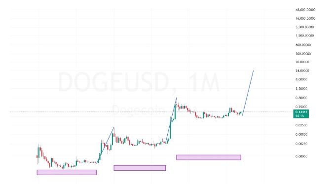 Dogecoin-Preis auf 24 $? Analyst sagt, niemand wird es glauben, bis es passiert