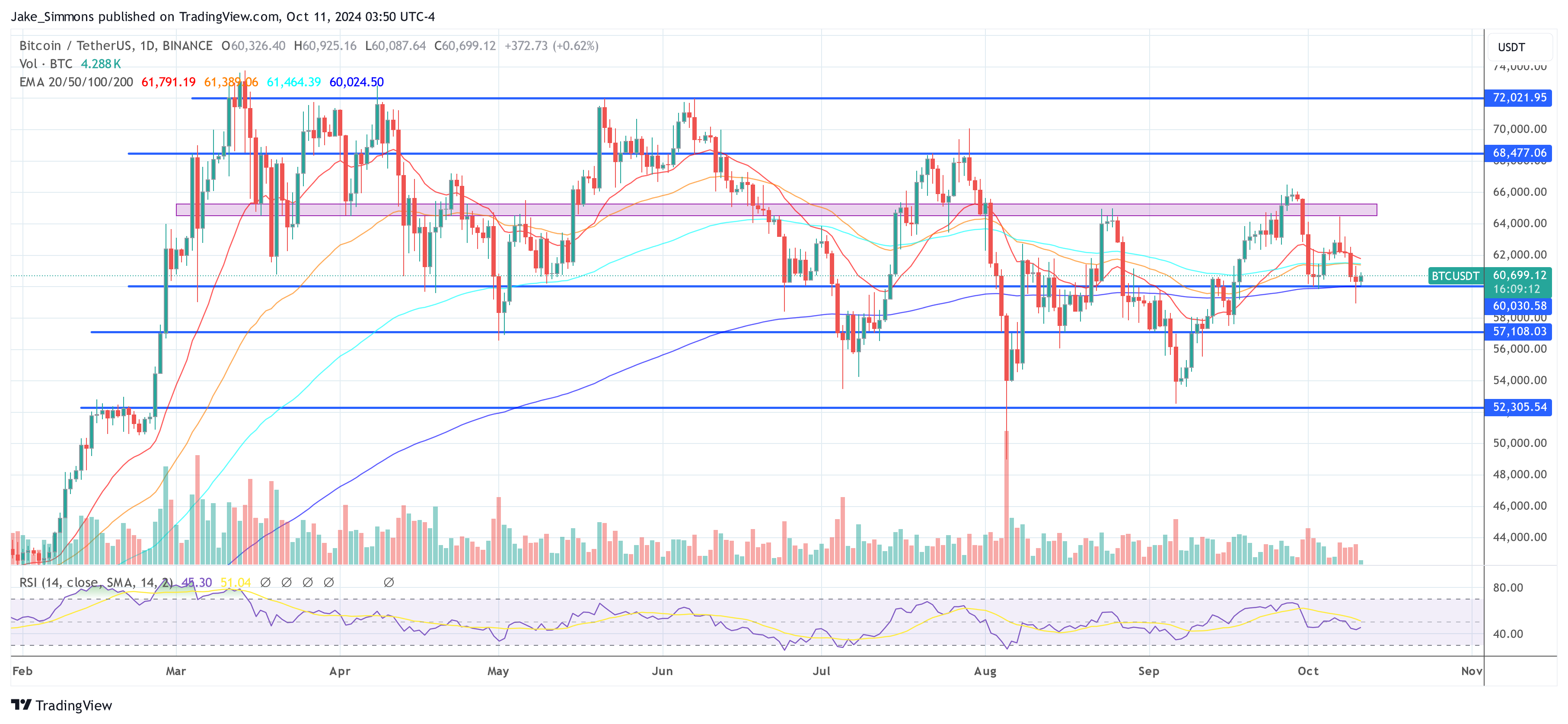 **"Bitcoin: Consolidamento e Futuro Incerto - Analisi di Bob Loukas"**