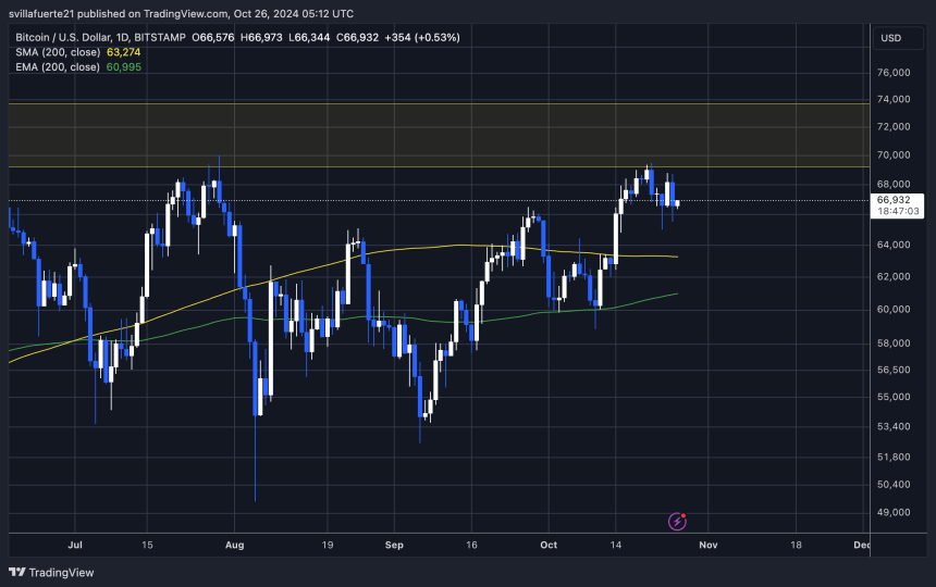 BTC 坚守 65,000 美元上方 