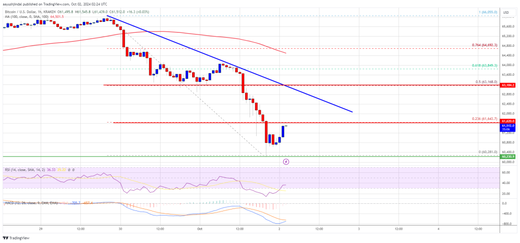 Bitcoin Price Falls To $60K: Is A Rebound Possible?