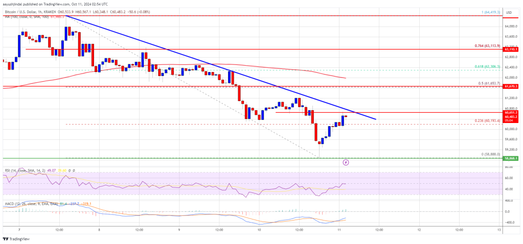 Bitcoin Price Encounters Resistance: Will It Clear The Hurdles?