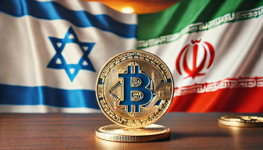 Israel Iran Bitcoin price