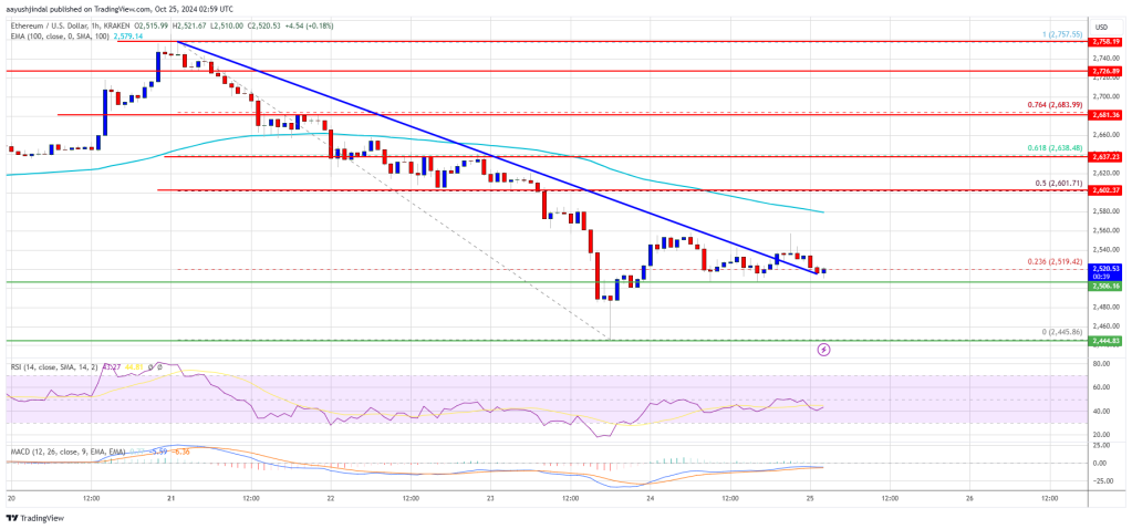 Ethereum Price Battles Resistance: Will It Break Through and Resume Its Rise?