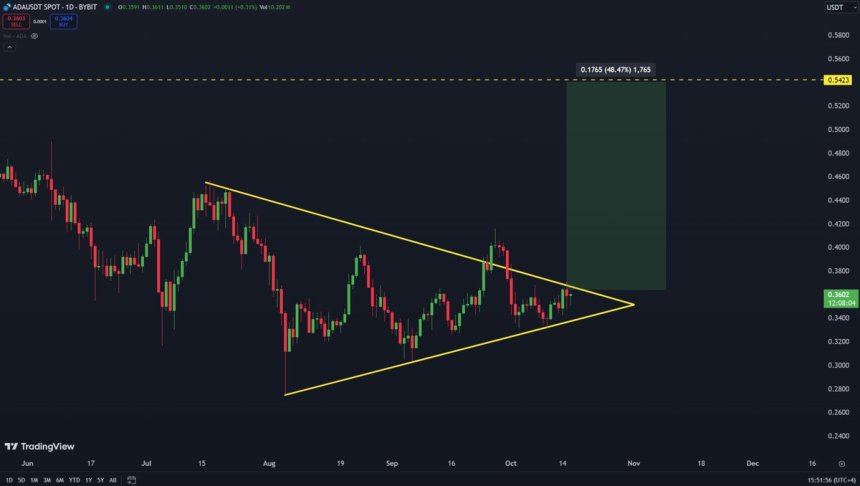 Cardano Bullish Pattern Suggests A Breakout – Can ADA Reach $0.54?