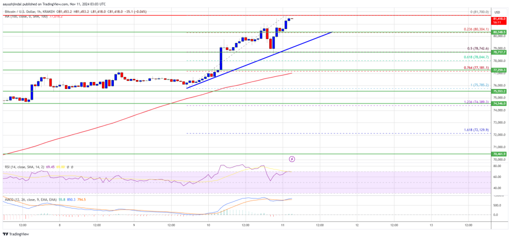 Bitcoin Price Hits $80K Mark: The Crypto Bull Run Continues