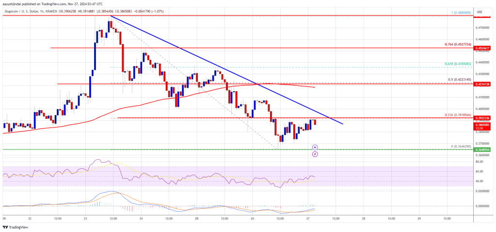 Dogecoin (DOGE) Gearing Up: Can It Overcome Resistance and Climb?