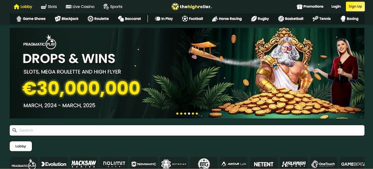 TheHighRoller is one of the best casinos not on Gamstop, offering exclusive high-stakes games for players.