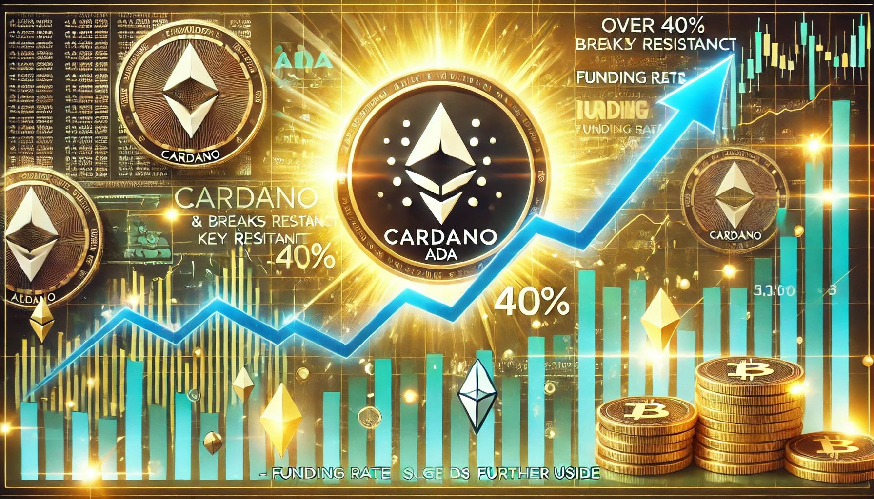 Cardano se dispara más del 40%: la tasa de financiación sugiere una mayor ventaja