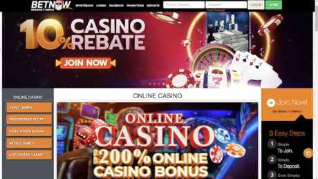 BetNow Cash App Casino Lobby