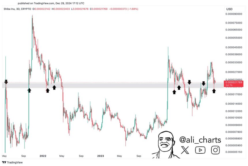 Shiba Inu Testing A Important Help Zone – Bullish Breakout Forward?