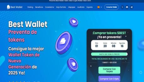 La mejor crypto wallet ya supera los 8.5 millones: Best Wallet es la ICO de 2025