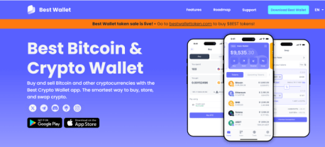 Best Wallet app homepage