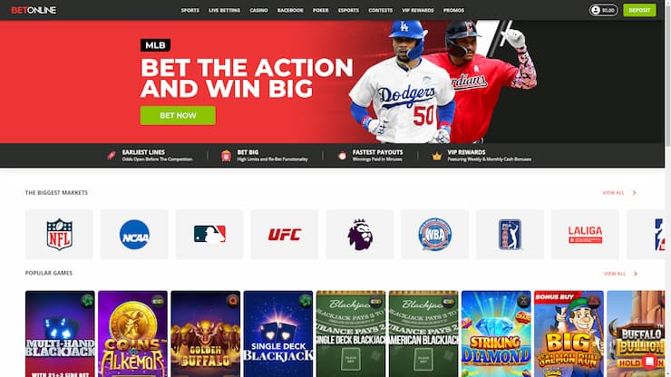 betonline sports betting and casino games