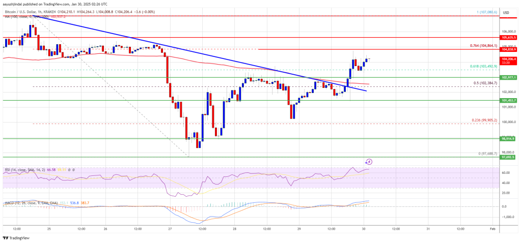 Bitcoin Value Shows Bullish Indicators: A Restoration In The Making?